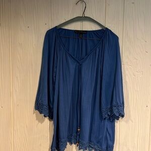 French LAUNDRY PEASANT BLOUSE size m